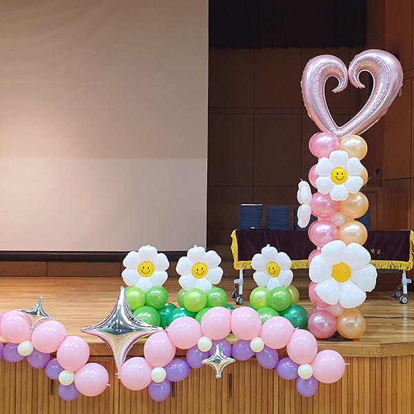 매호초 졸업식 풍선장식